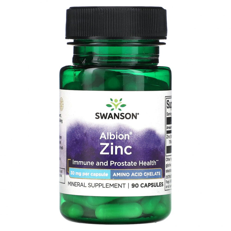 ������ ������ Swanson, Albion Zinc, 30 ��, 90 ������  IHerb (������) ����