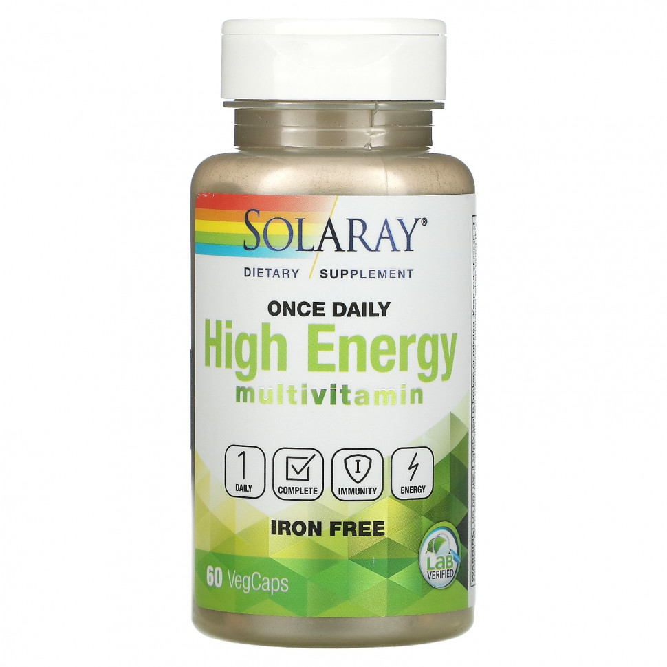  Solaray, Once Daily,  ,  , 60      -     , -, 