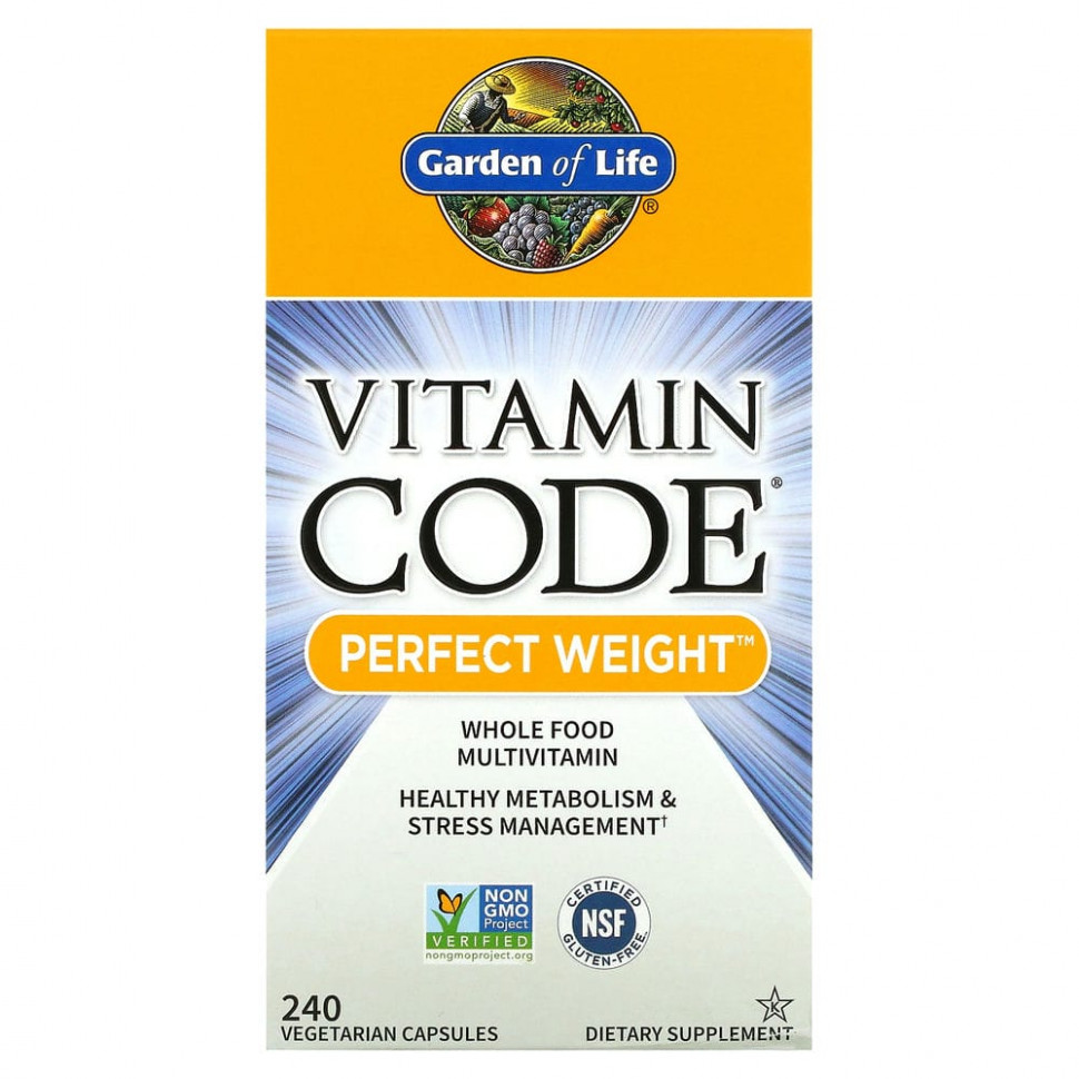  Garden of Life, Vitamin Code, Perfect Weight, 240      -     , -, 