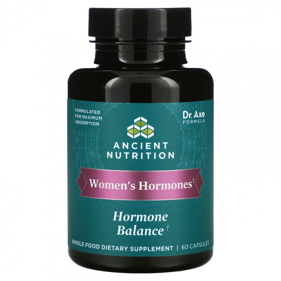 ������ ������ Dr. Axe / Ancient Nutrition, Women's Hormones, Hormone Balance, 60 ������  IHerb (������) ����