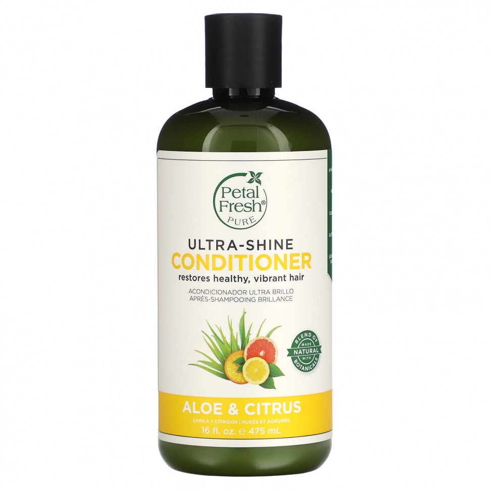  Petal Fresh, Pure, Ultra-Shine Conditioner, Aloe & Citrus, 16 fl oz (475 ml)    -     , -, 