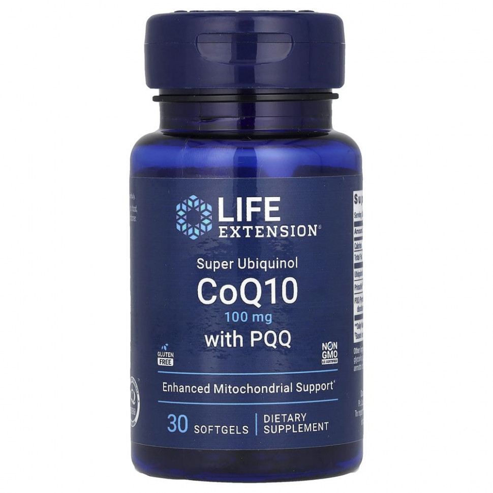  Life Extension, Super Ubiquinol,  Q10, 100 , , 10 , 30     -     , -, 