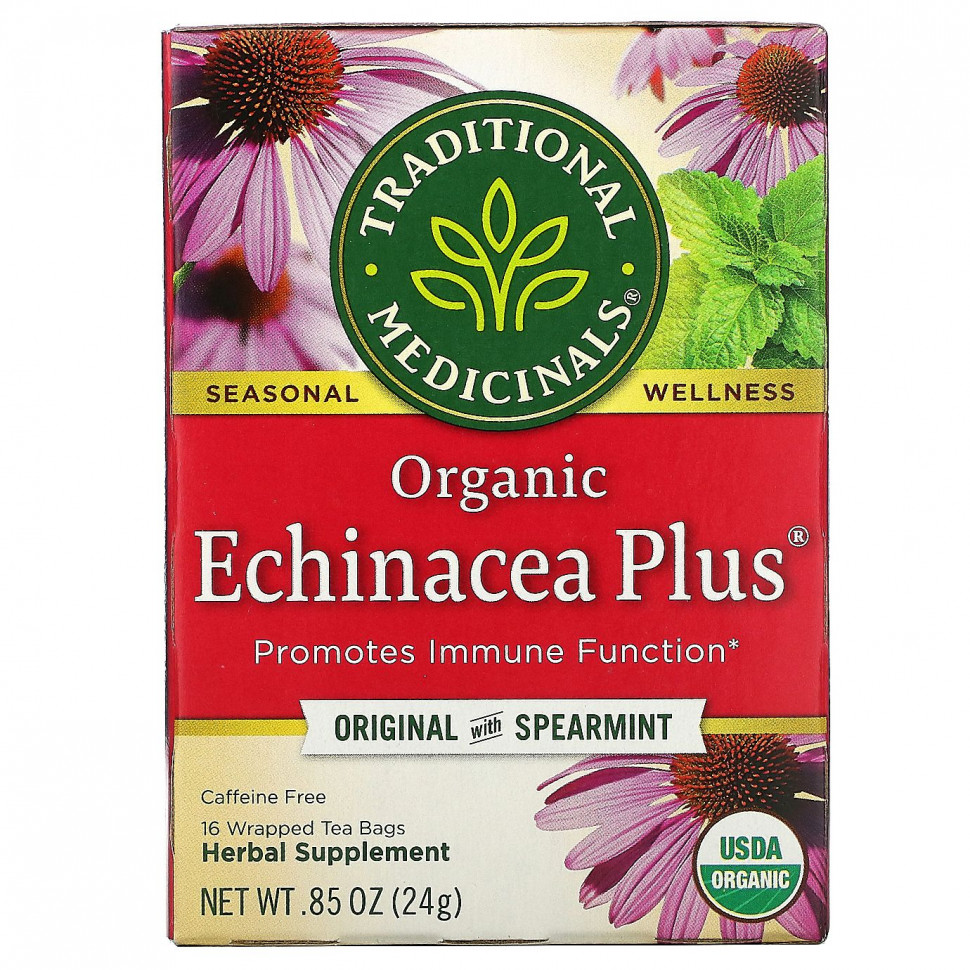  Traditional Medicinals, Organic Echinacea Plus,    ,  , 16    , 24  (0,85 )    -     , -, 