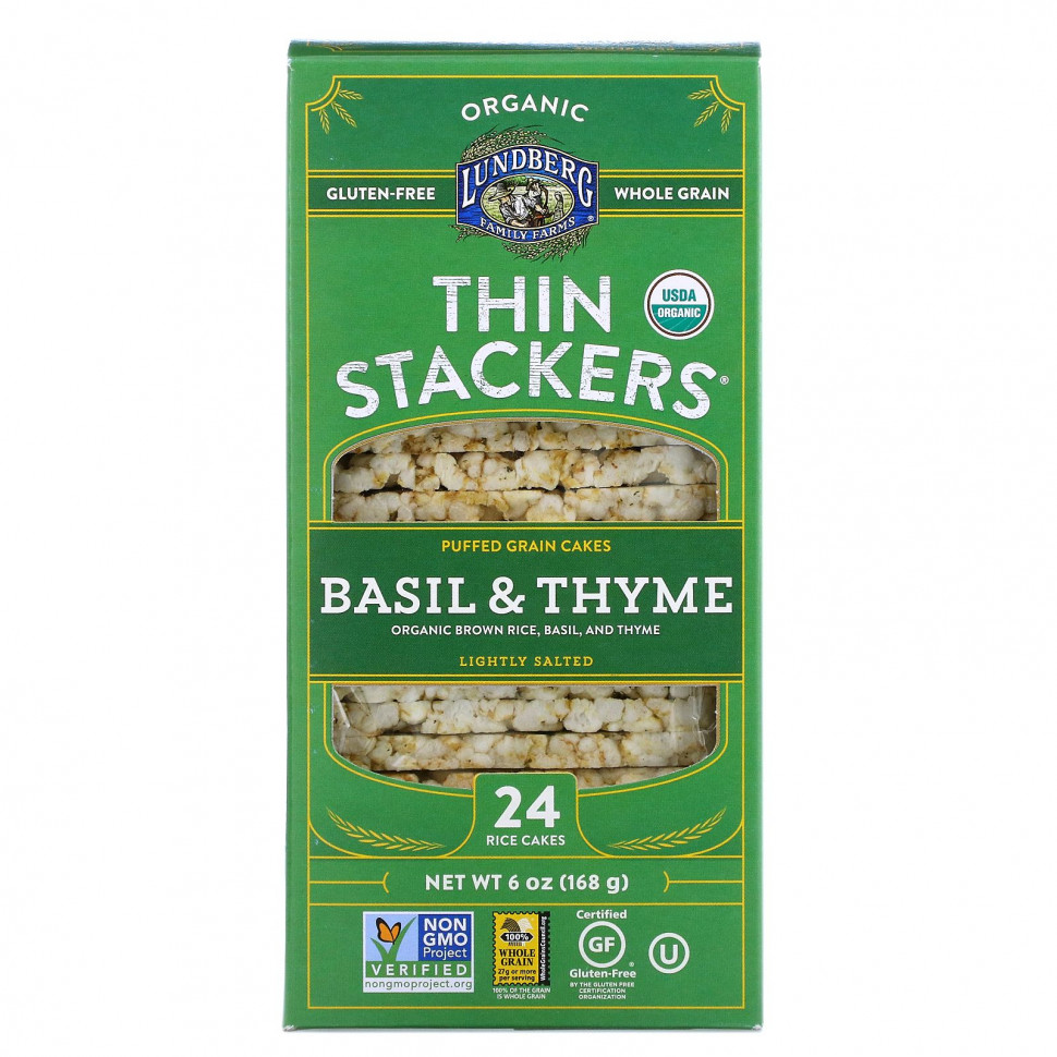  Lundberg, Organic Thin Stackers,   ,   , , 24  , 168  (6 )    -     , -, 