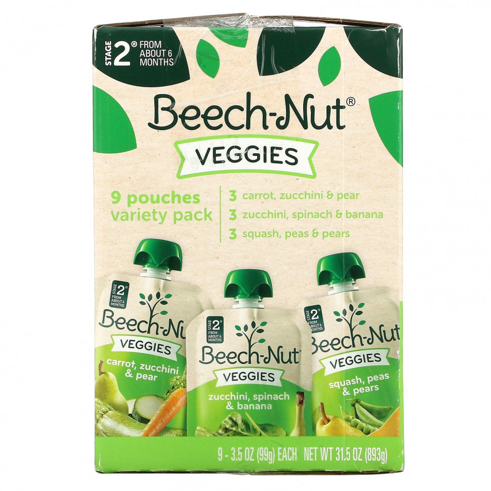 ������ ������ Beech-Nut, Veggies, Variety Pack, ���� 2, 9 ���������, 99 � (3,5 �����)  IHerb (������) ����