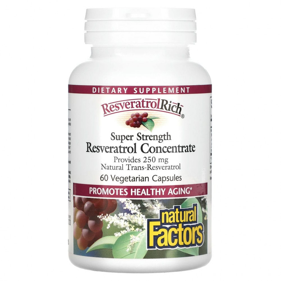  Natural Factors, ResveratrolRich,    , 60      -     , -, 