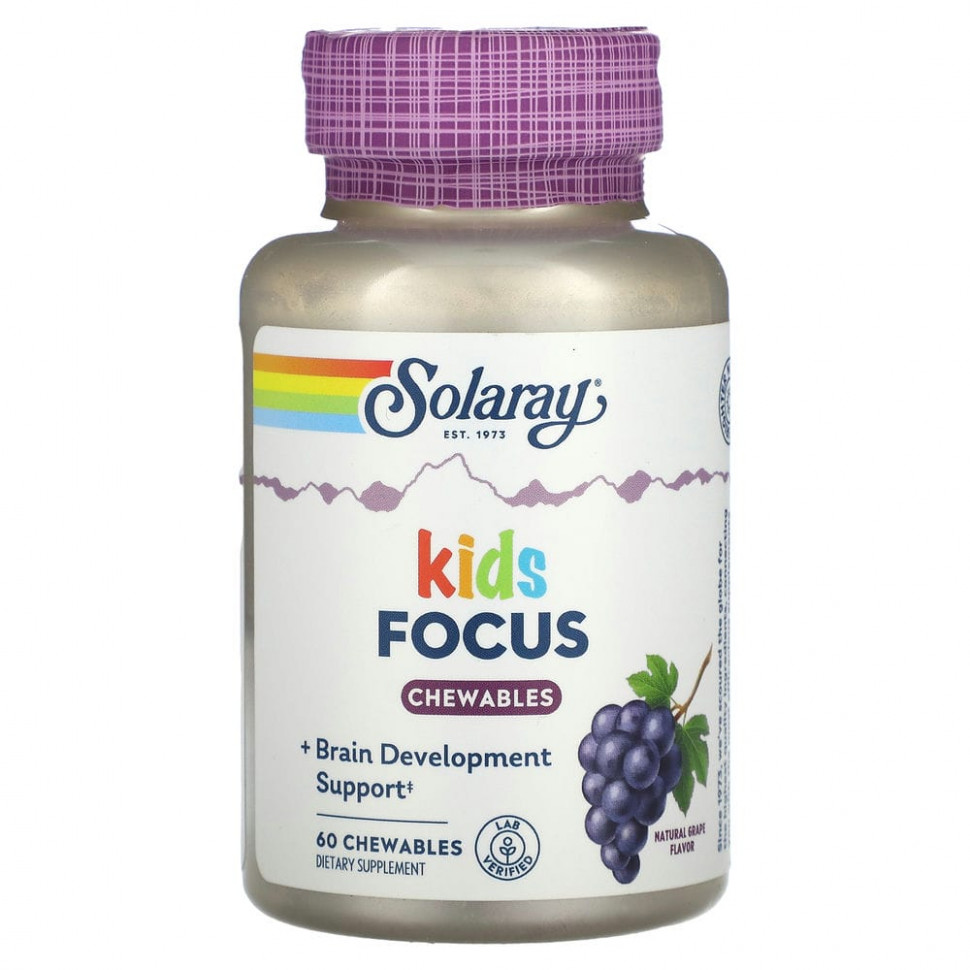  Solaray, Kids, Focus For Children,  , 60      -     , -, 