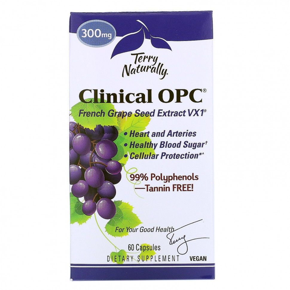 ������ ������ Terry Naturally, Clinical OPC, 300 ��, 60 ������  IHerb (������) ����
