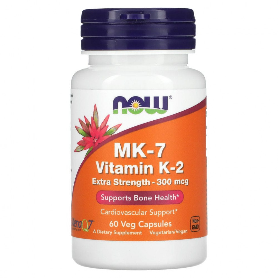  NOW Foods, MK-7,  K-2,   , 300 , 60      -     , -, 