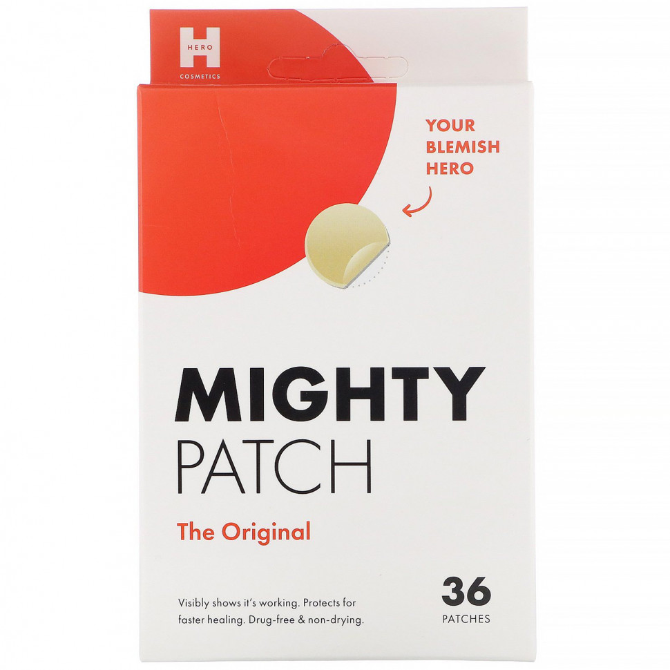 ������ ������ Hero Cosmetics, Mighty Patch, ������������ ��������, 36 ��.  IHerb (������) ����