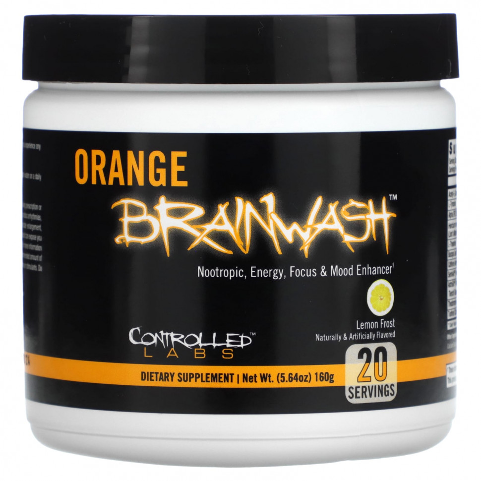 ������ ������ Controlled Labs, Orange Brainwash, �������� ���, 160 � (5,64 �����)  IHerb (������) ����