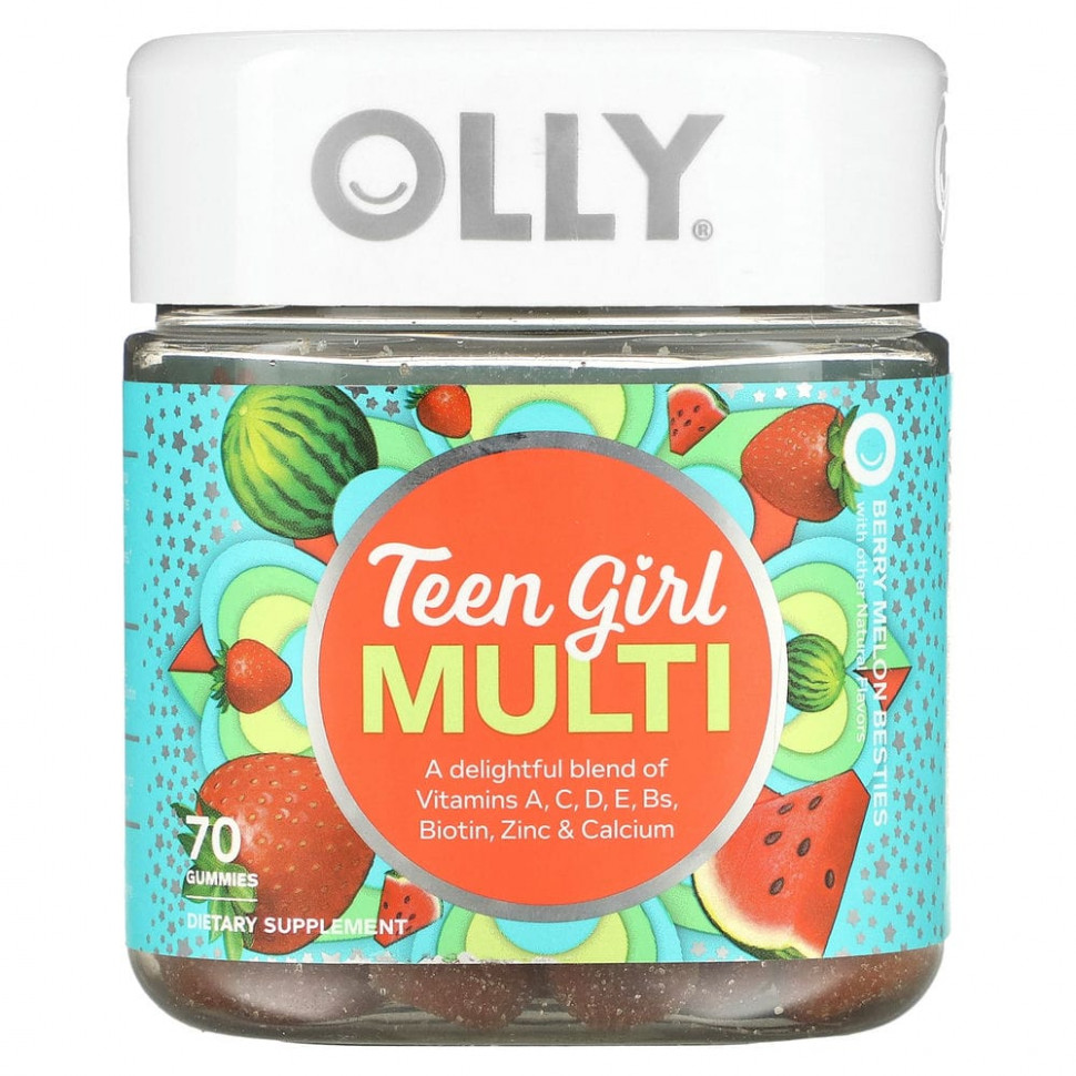  OLLY, Teen Girl Multi, Berry Melon Besties, 70      -     , -, 