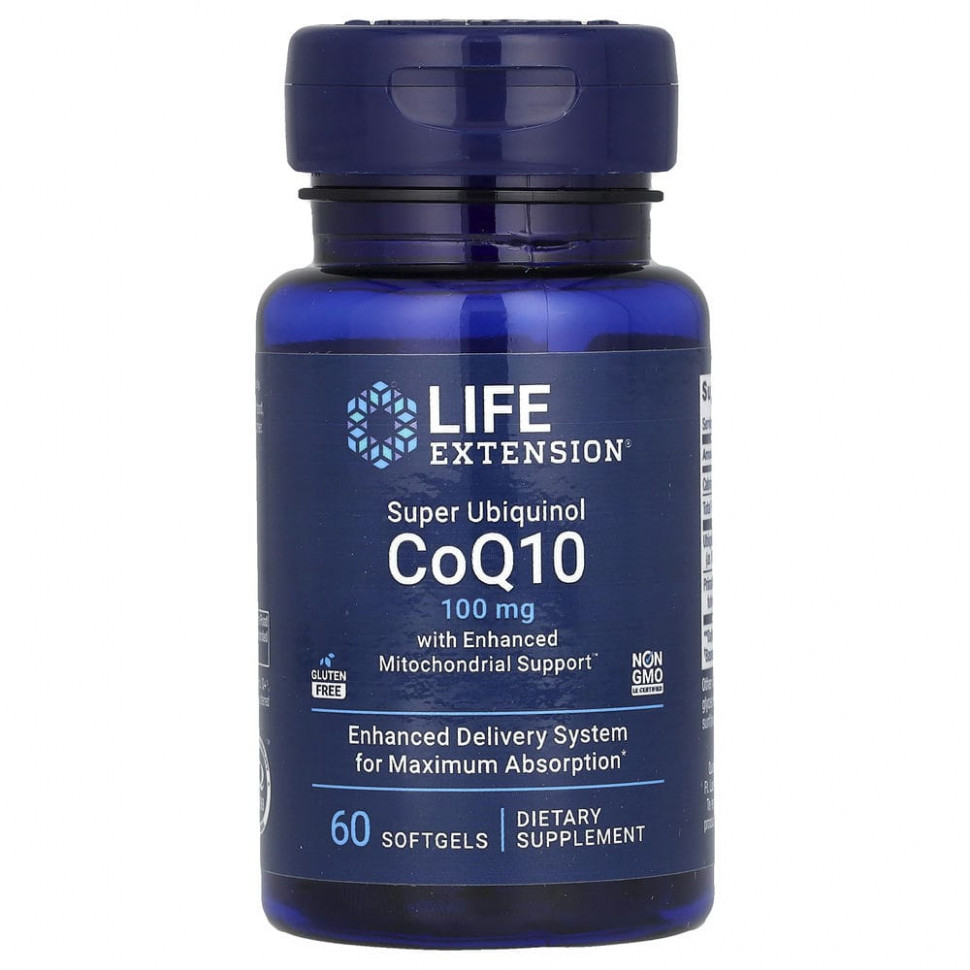  Life Extension,   Q10    , 100 , 60      -     , -, 