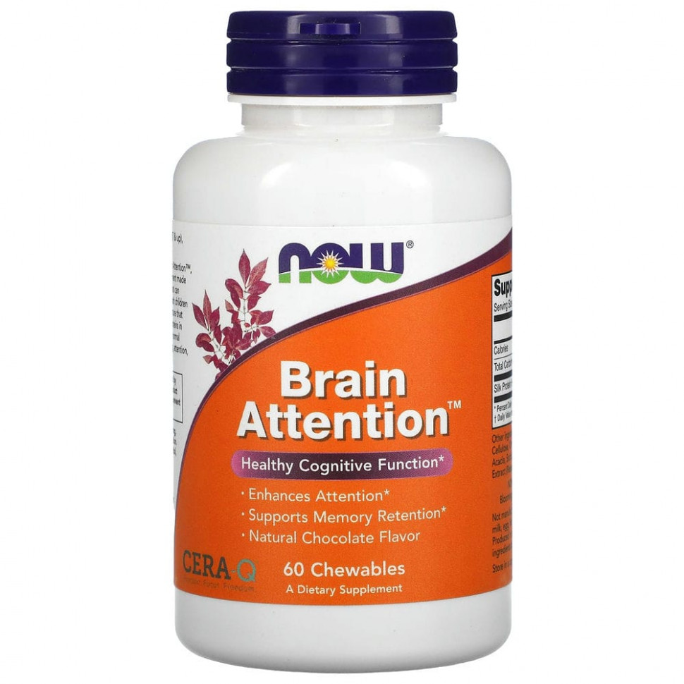  NOW Foods, Brain Attention,   , 60      -     , -, 