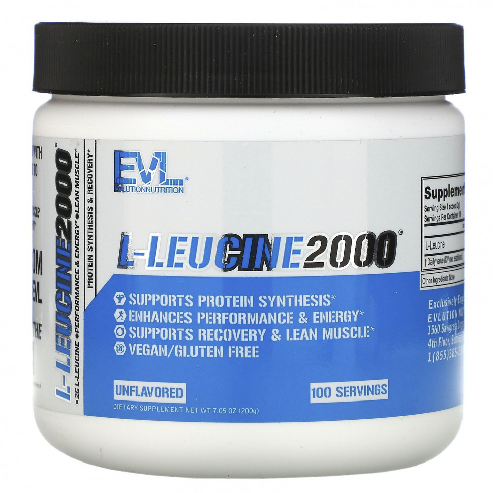 ������ ������ EVLution Nutrition, L-������ 2000, ��� �������, 200 � (7,05 �����)  IHerb (������) ����