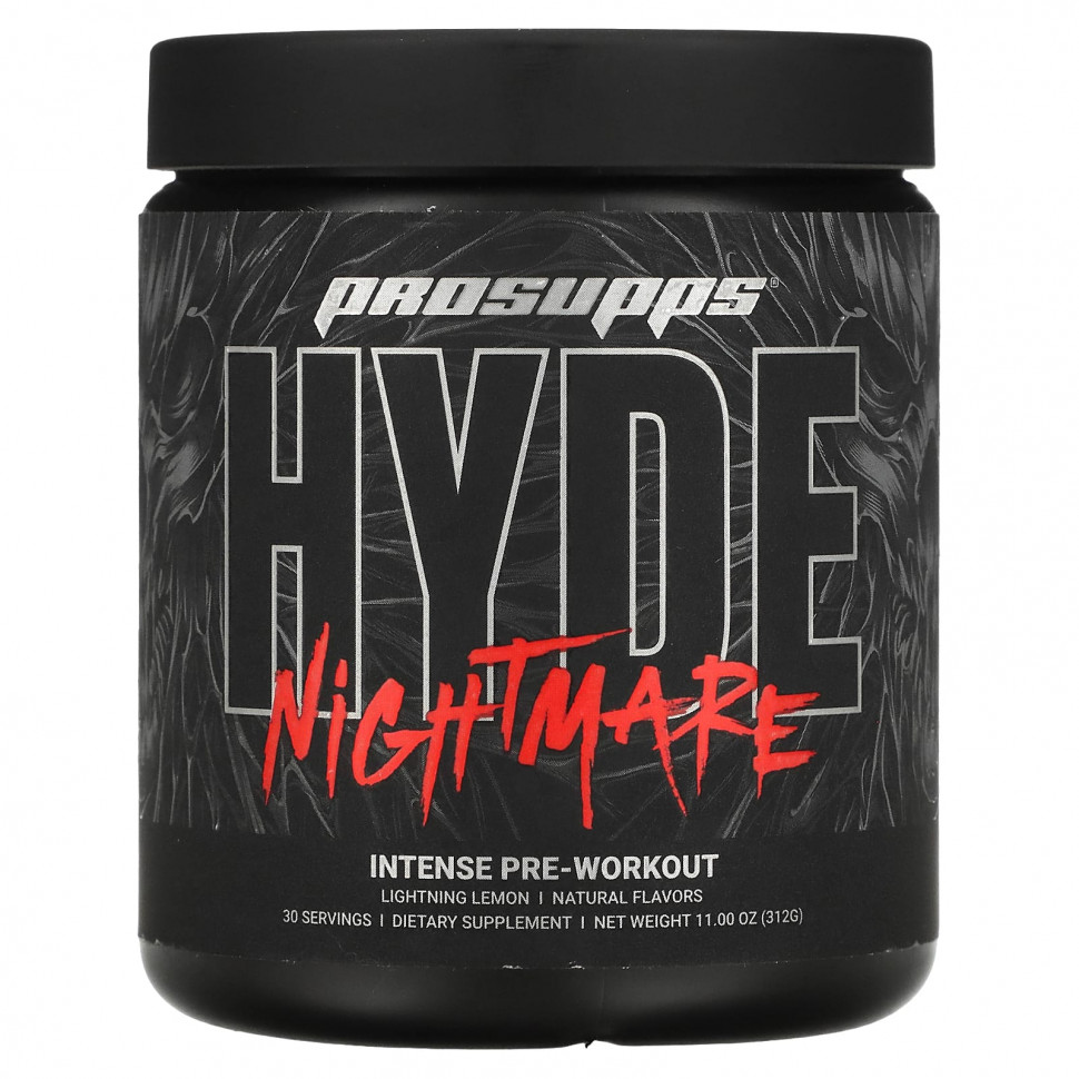 ������ ������ ProSupps, Hyde Nightmare, Intense Pre-Workout, Lightning Lemon, 11 oz (312 g)  IHerb (������) ����