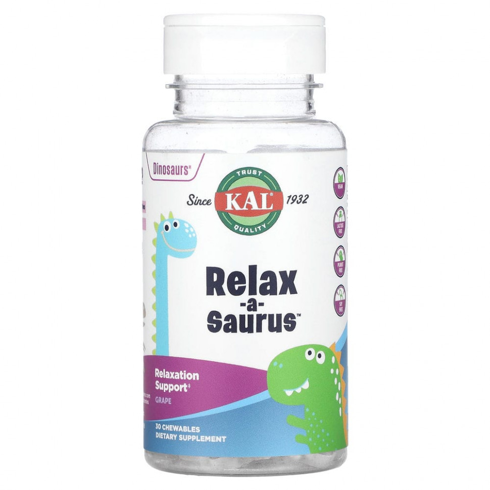  KAL, Dinosaurs, Relax-a-Saurus,   L-,  , 30      -     , -, 