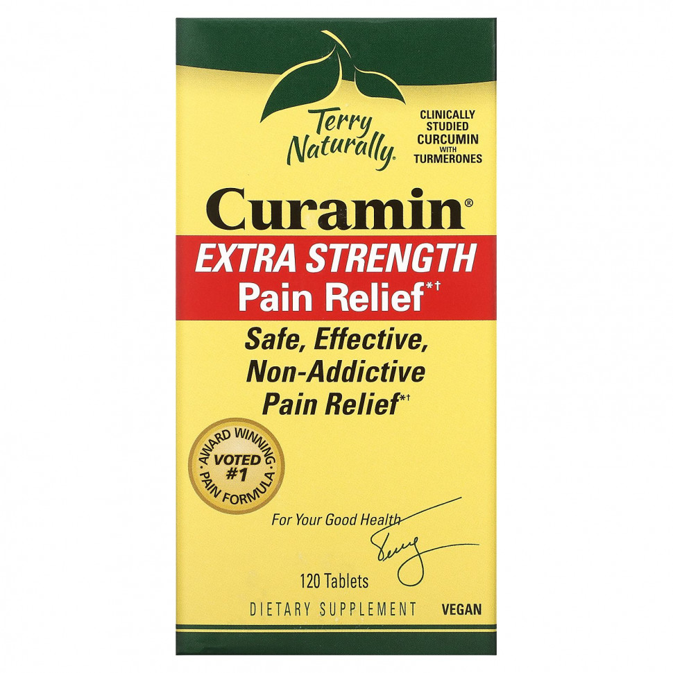 ������ ������ Terry Naturally, Curamin, ����� ������� ��������������, 120 ��������  IHerb (������) ����