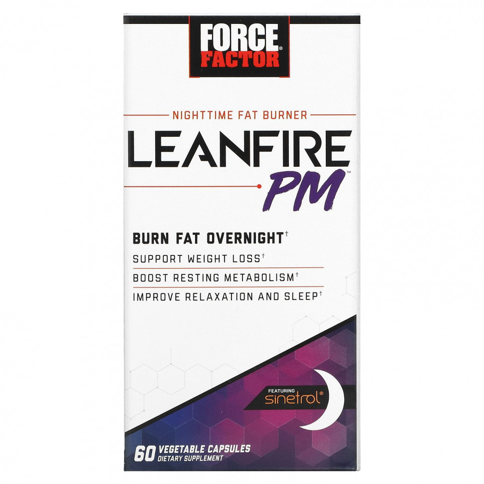 ������ ������ Force Factor, Nighttime Fat Burner, Leanfire PM, 60 ������������ ������  IHerb (������) ����