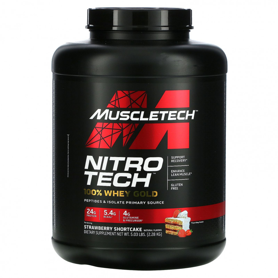  Muscletech, Nitro Tech, 100% Whey Gold,     , 2,28  (5,03 )    -     , -, 