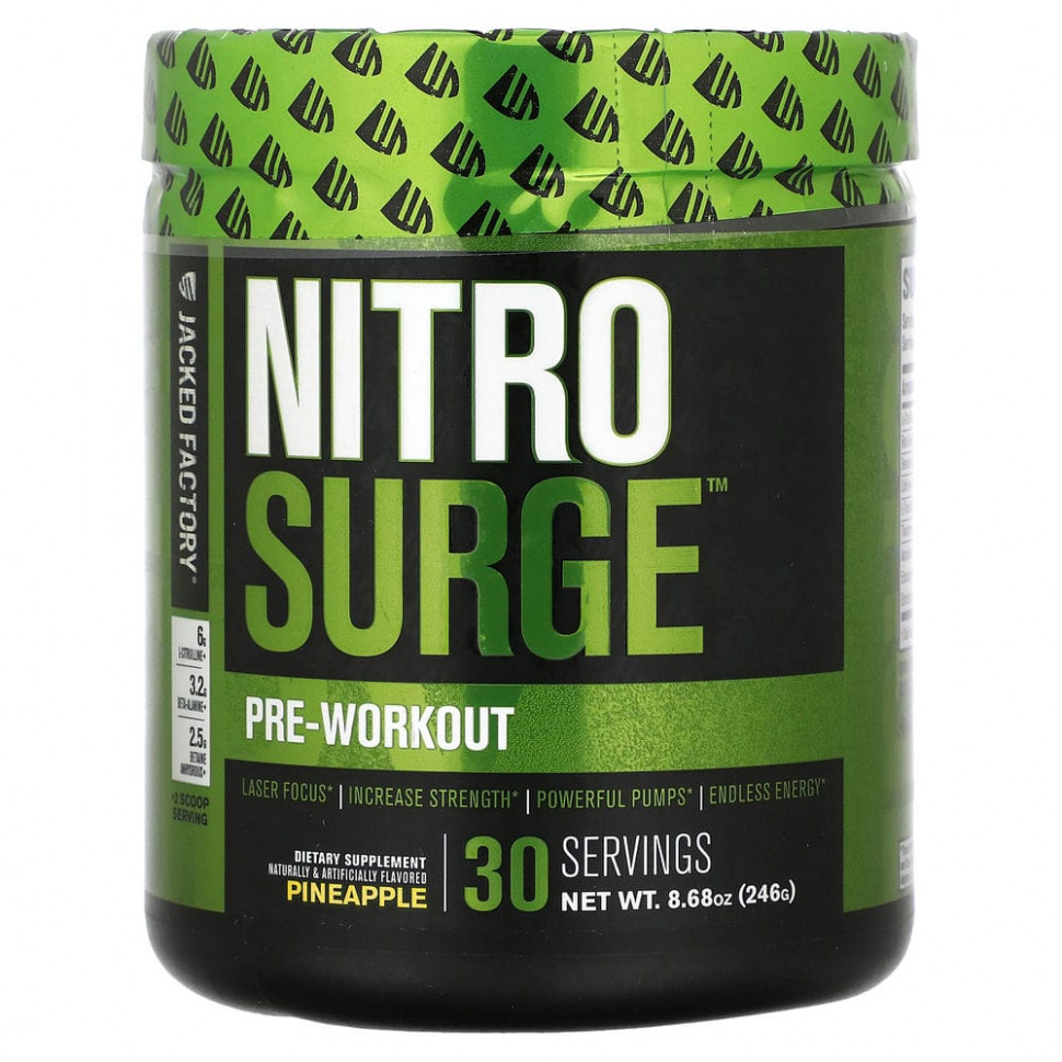 ������ ������ Jacked Factory, Nitro Surge, ����� �����������, ������, 246 � (8,68 �����)  IHerb (������) ����