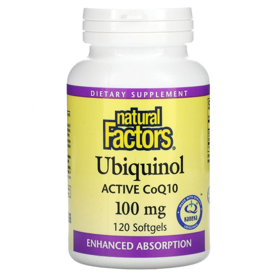  Natural Factors, , QH-  Q10, 100 , 120      -     , -, 