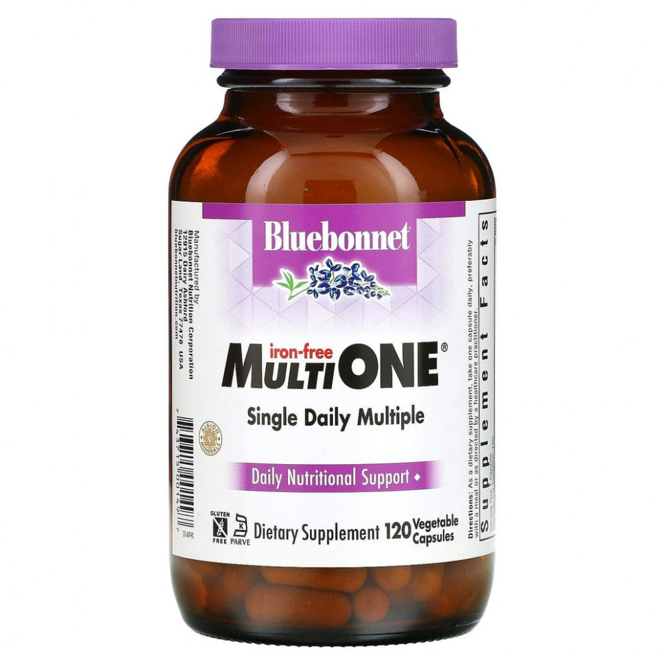  Bluebonnet Nutrition, Multi One, Single Daily Multiple,  , 120      -     , -, 