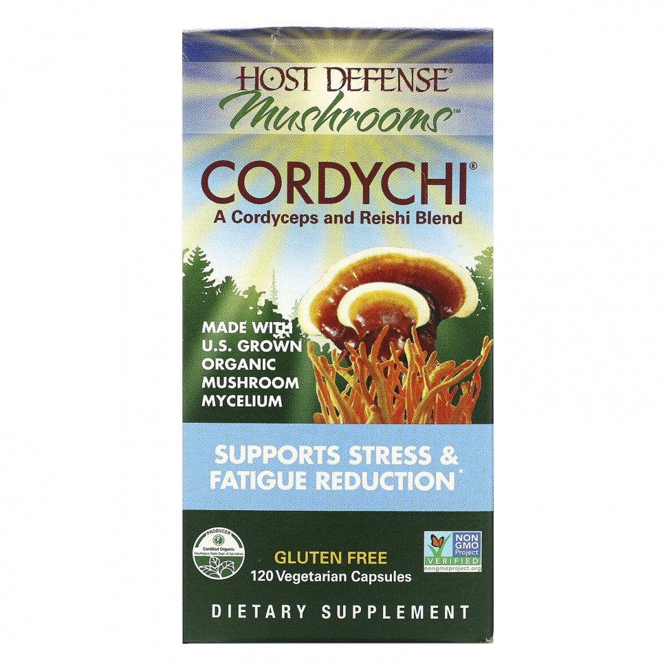  Fungi Perfecti, Host Defense Mushrooms, Cordychi,      , 120      -     , -, 