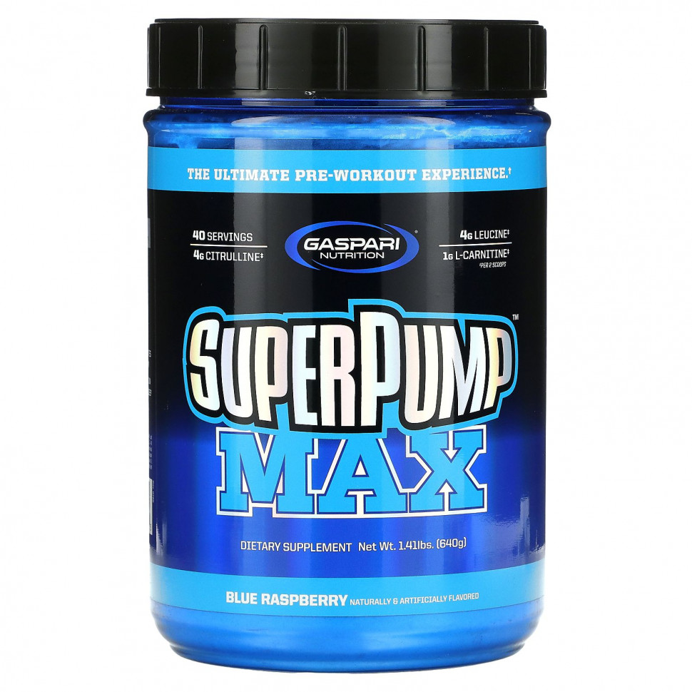  Gaspari Nutrition, SuperPump Max,   , 640  (1,41 )    -     , -, 