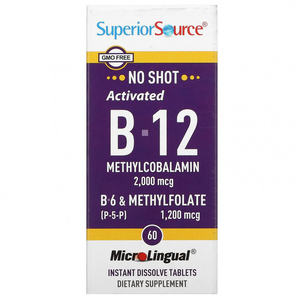  Superior Source,   B12 (),  B6 (P-5-P)  , 2000 /1200 , 60     -     , -, 