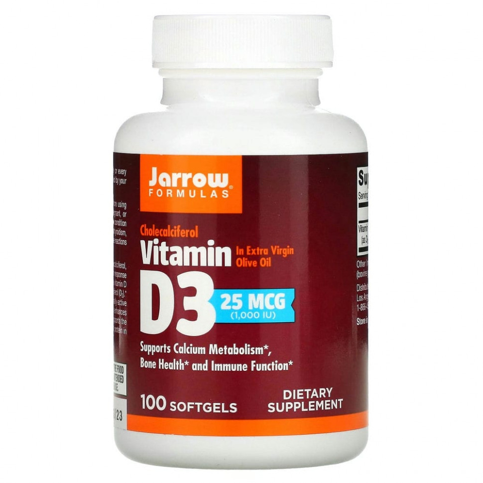  Jarrow Formulas,  D3, , 25  (1000 ), 100     -     , -, 