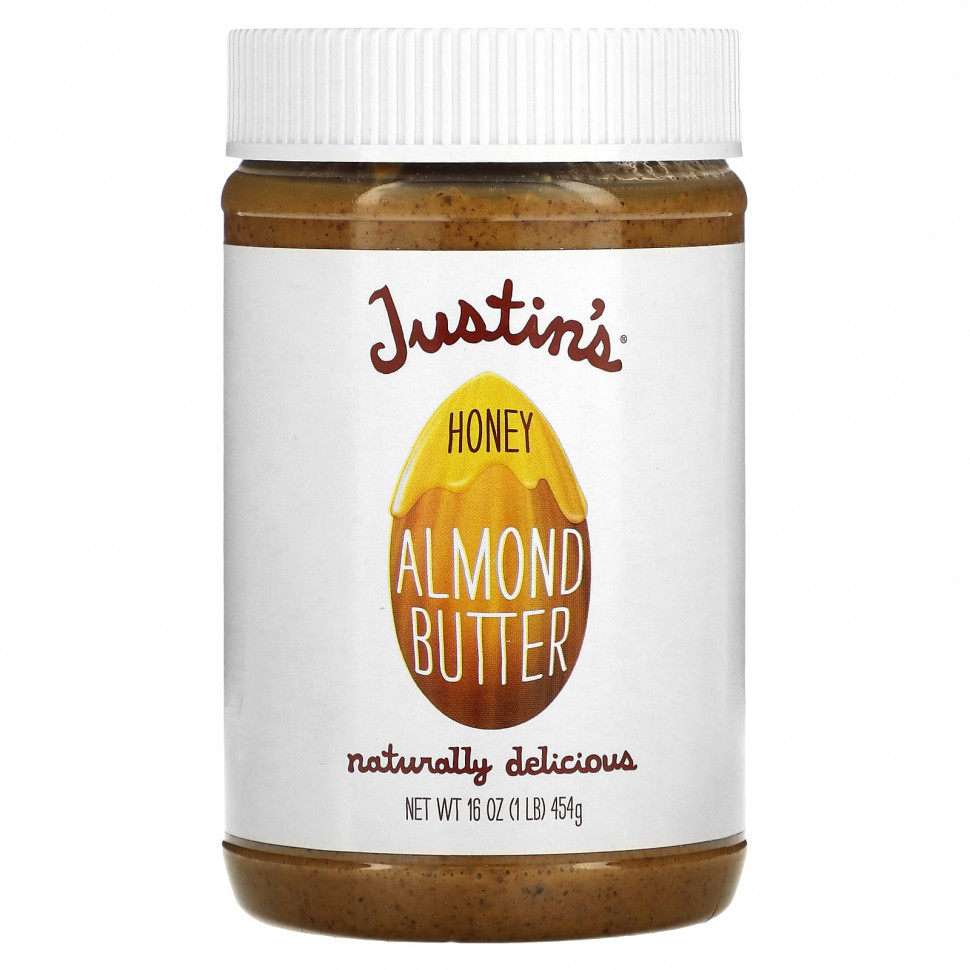 ������ ������ Justin's Nut Butter, ������-���������� �����, 454 � (16 �����)  IHerb (������) ����