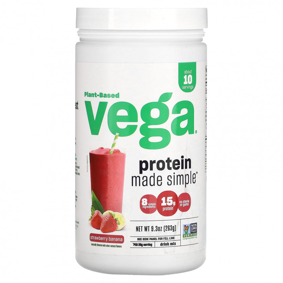 ������ ������ Vega, Plant-Based Protein Made Simple, �������� � �����, 263 � (9,3 �����)  IHerb (������) ����