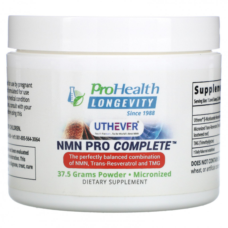  ProHealth Longevity, NMN Pro Complete, 37,5     -     , -, 