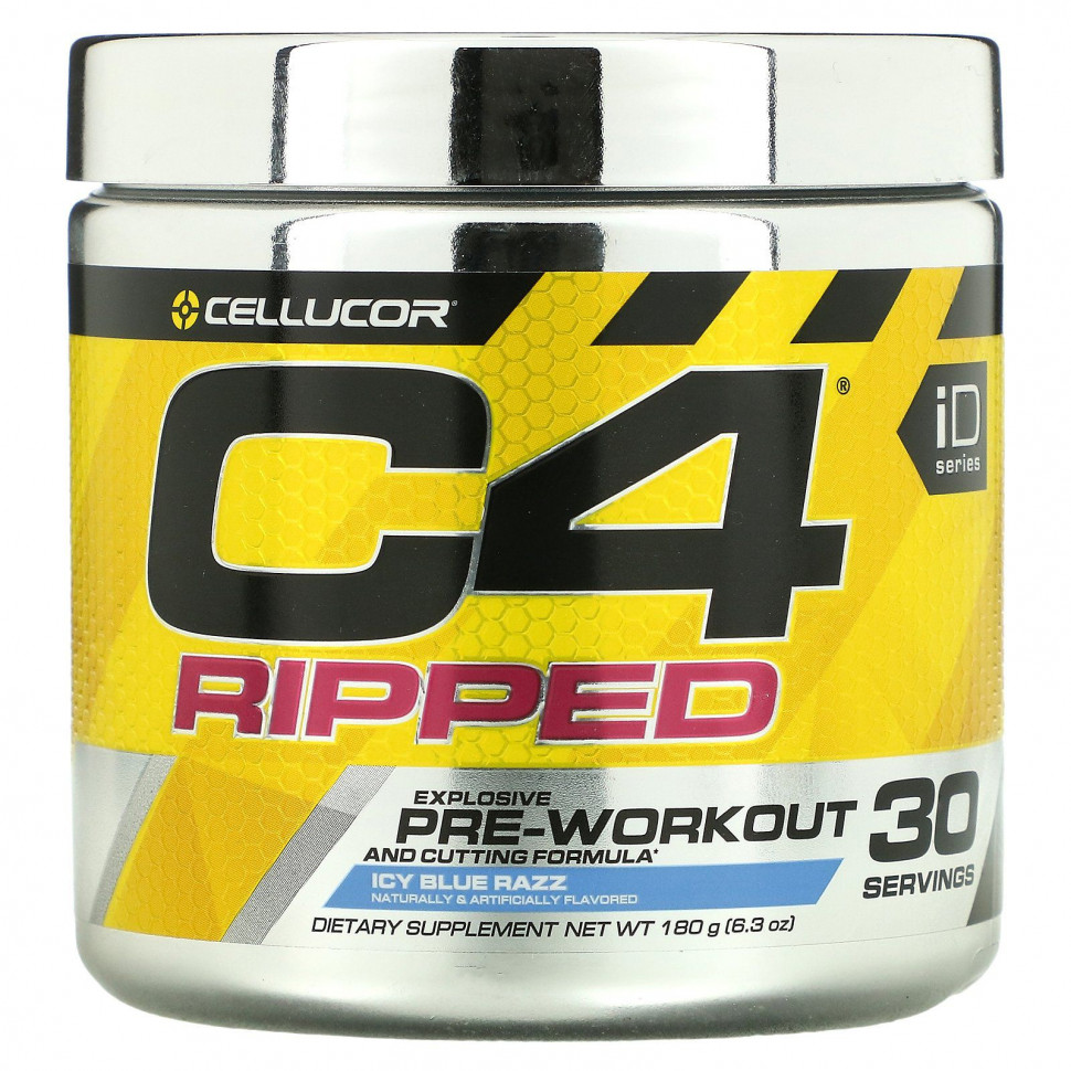 ������ ������ Cellucor, C4 Ripped, Explosive Pre-Workout, ������� ������� ����, 180 � (6,3 �����)  IHerb (������) ����