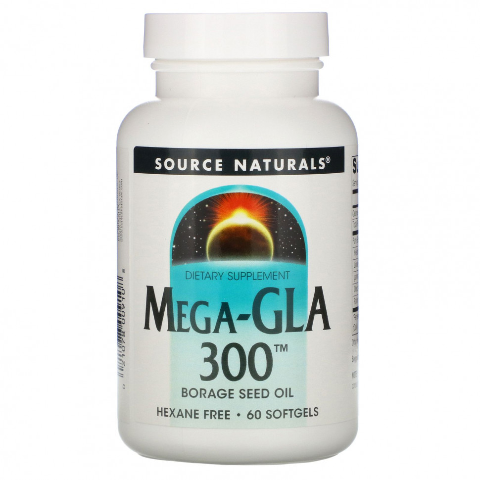  Source Naturals, -GLA 300, 60      -     , -, 