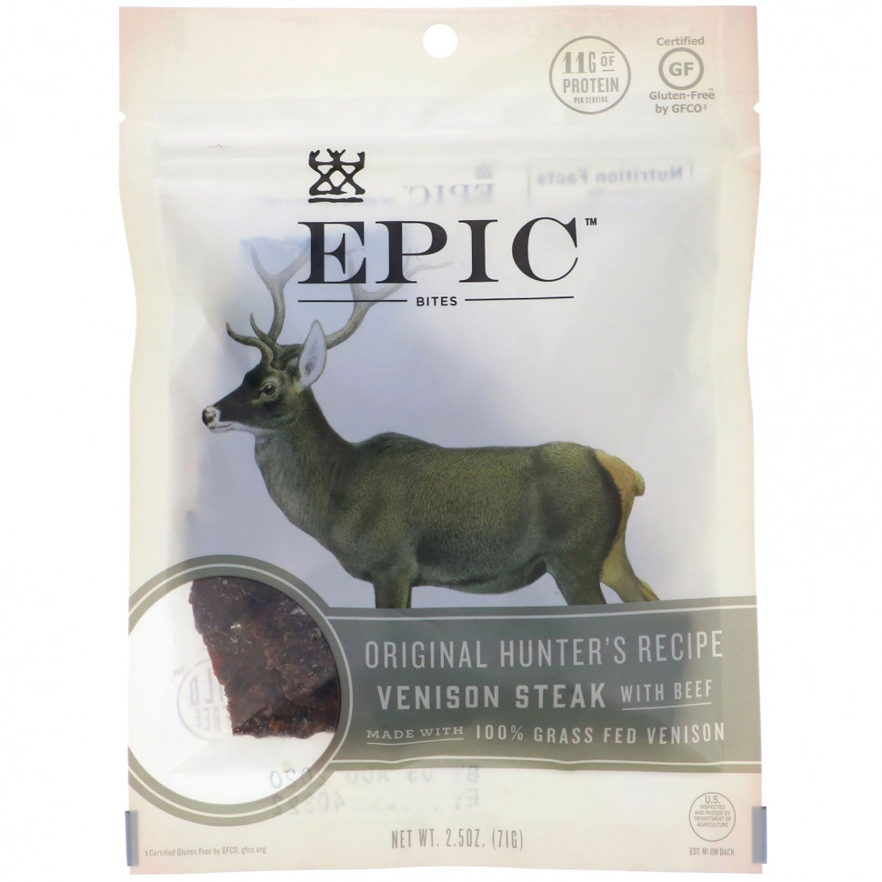������ ������ Epic Bar, Bites, ����� �� ������� � ���������, 71 � (2,5 �����)  IHerb (������) ����