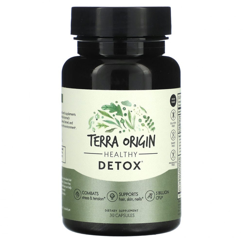 ������ ������ Terra Origin, Healthy Detox, 30 ������  IHerb (������) ����