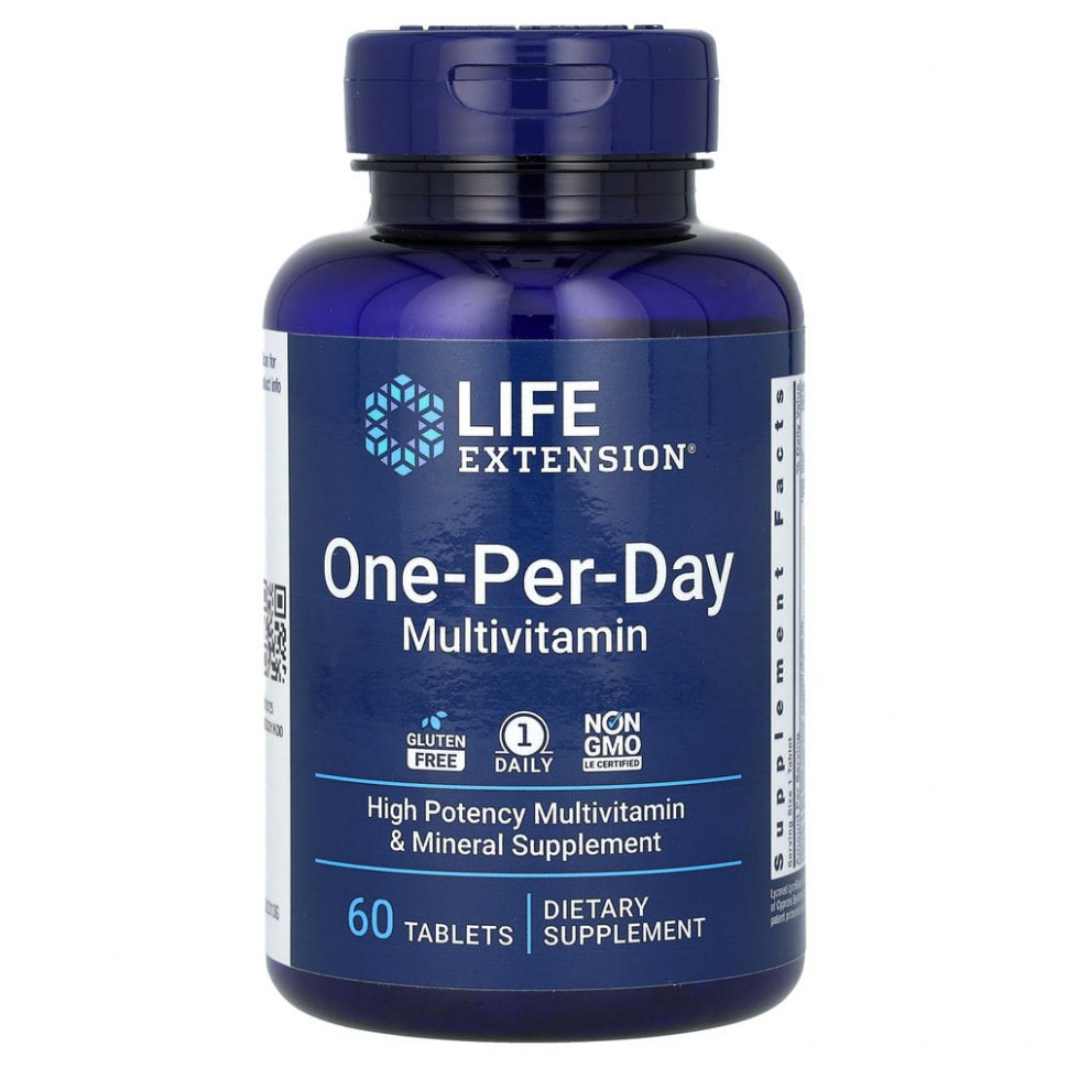  Life Extension, One-Per-Day, 60     -     , -, 