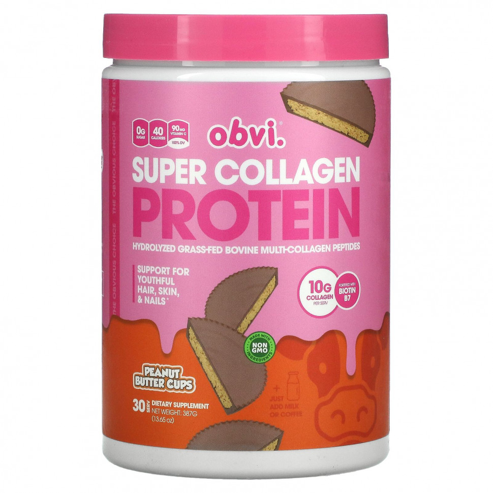   Obvi, Super Collagen Protein,    , 387  (13,65 )  IHerb () 