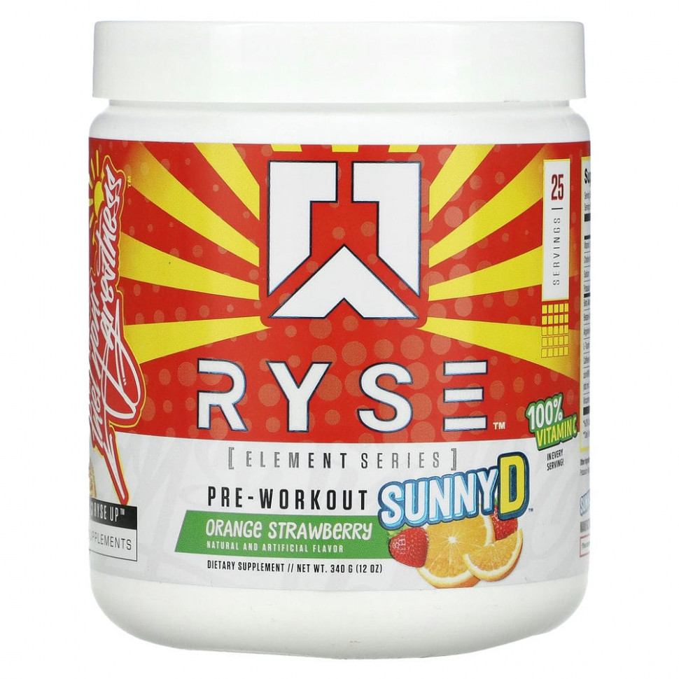  Ryse Supps, Element Series,  , Sunny D,   , 340  (12 )    -     , -, 