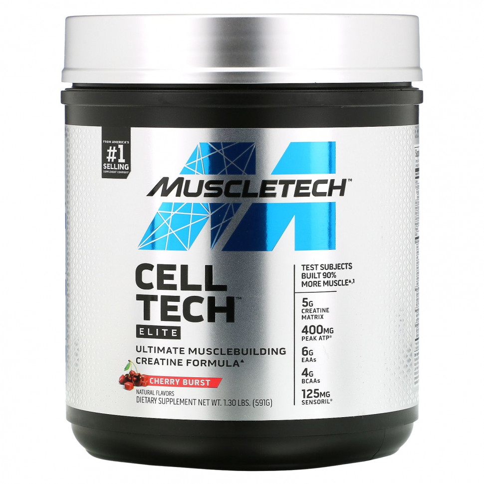 ������ ������ Muscletech, Cell Tech, Elite, Cherry Burst, 591 � (1,3 �����)  IHerb (������) ����