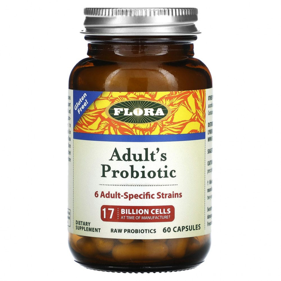  Flora, Udo's Choice, Adult's Probiotic, 60     -     , -, 