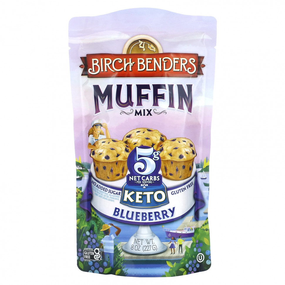������ ������ Birch Benders, Muffin Mix, ����, ��������, 227 � (8 �����)  IHerb (������) ����