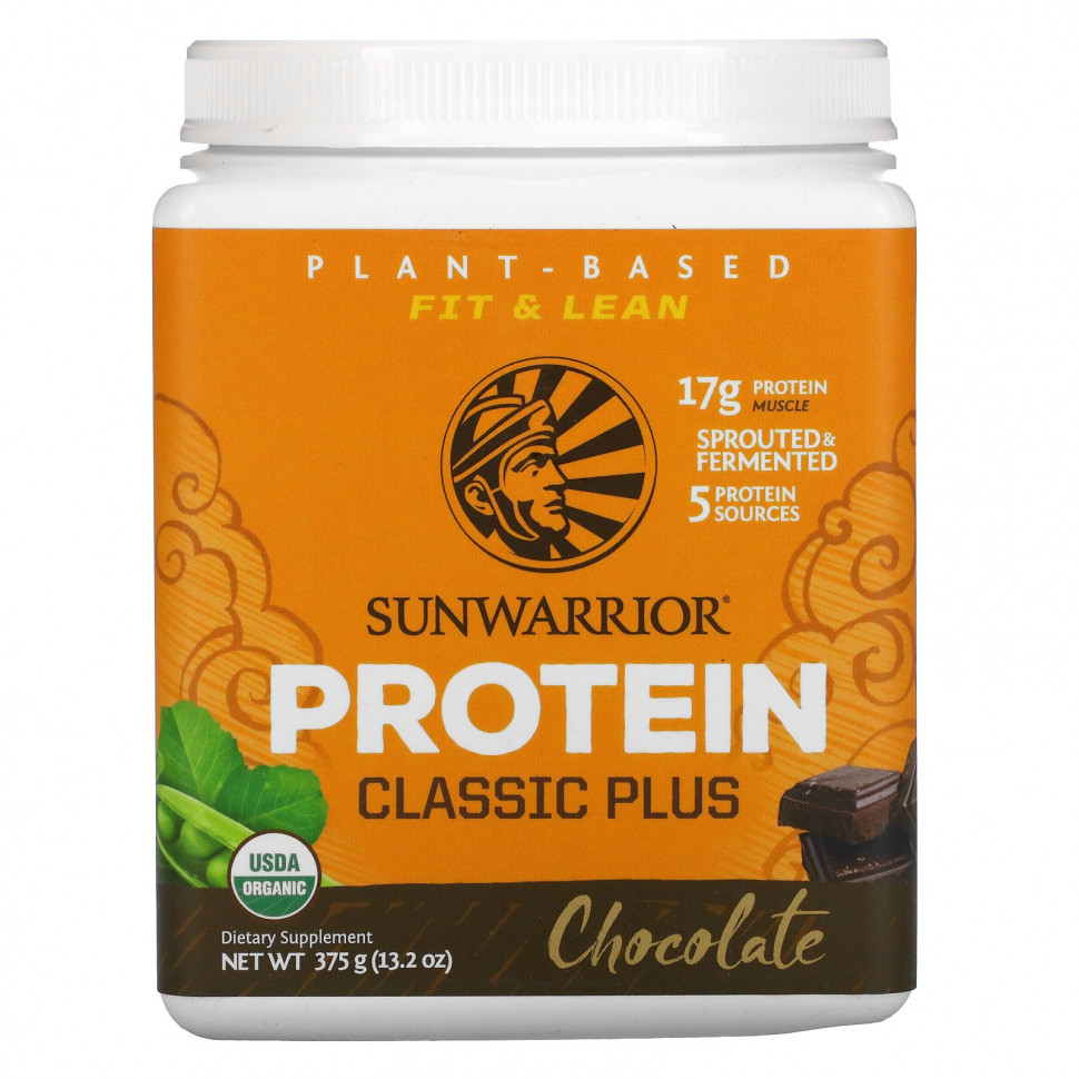  Sunwarrior, Classic Plus Protein,     , , 13,2 . (375 )    -     , -, 