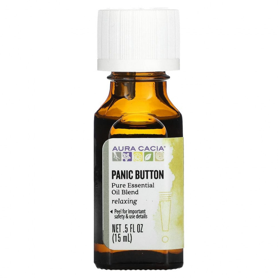 ������ ������ Aura Cacia, Panic Button, ����� ������ ������� �����, 15 �� (0,5 ����. �����)  IHerb (������) ����