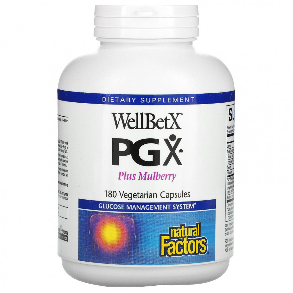 ������ ������ Natural Factors, WellBetX PGX, � ����������, 180 ������������ ������  IHerb (������) ����