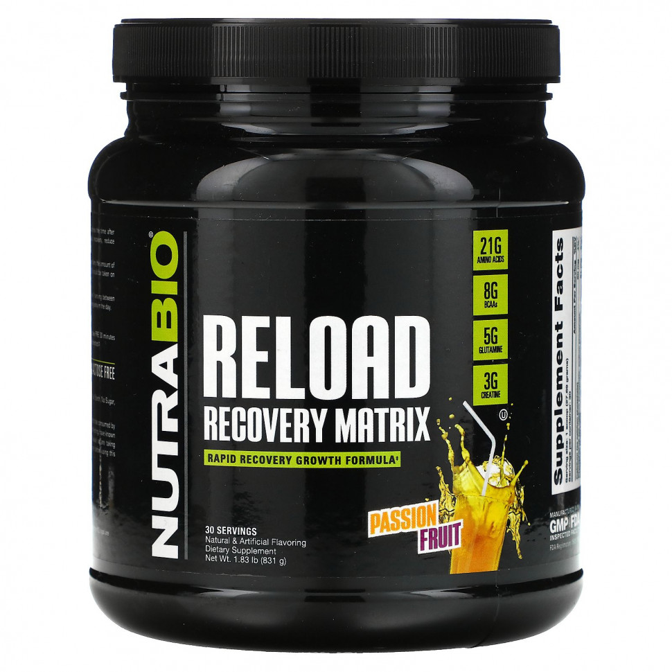 ������ ������ NutraBio Labs, Reload Recovery Matrix, ��������, 1,83 ����� (831 �)  IHerb (������) ����