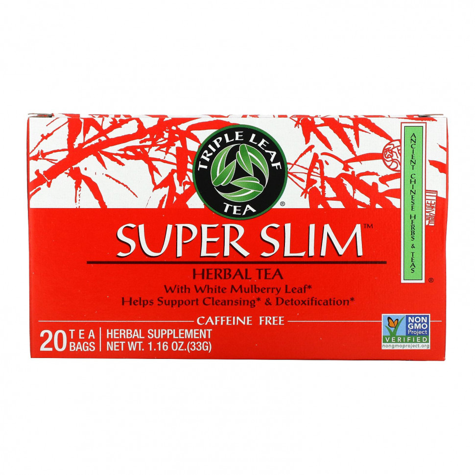  Triple Leaf Tea, Super Slim,  ,  , 20  , 33  (1,6 )    -     , -, 