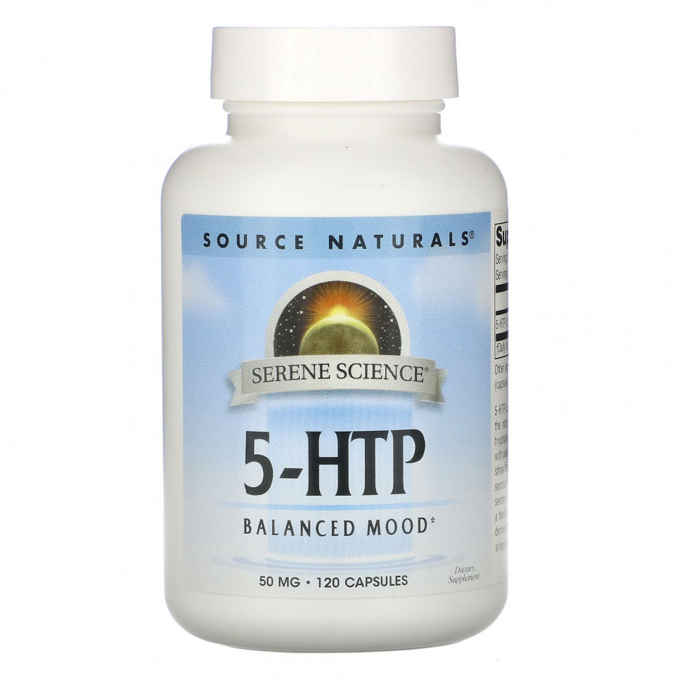 ������ ������ Source Naturals, 5-HTP, 50 ��, 120 ������  IHerb (������) ����